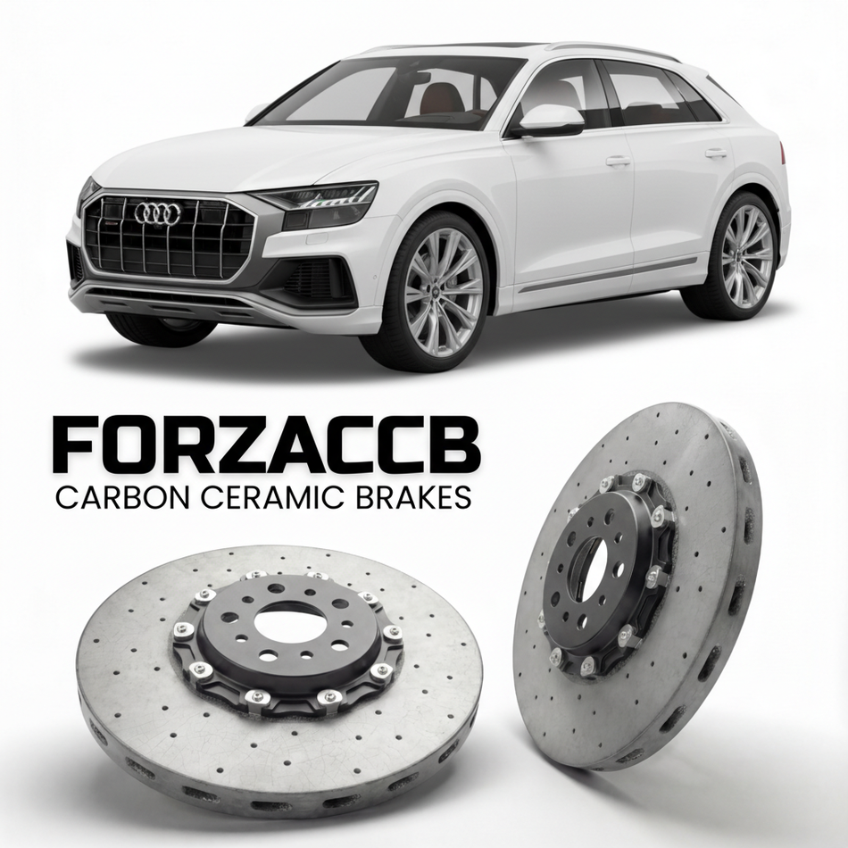 Carbon Ceramic Brake Rotors for Audi Q8 (2018+) | CCB OEM Replacement / Conversion Upgrade Kit