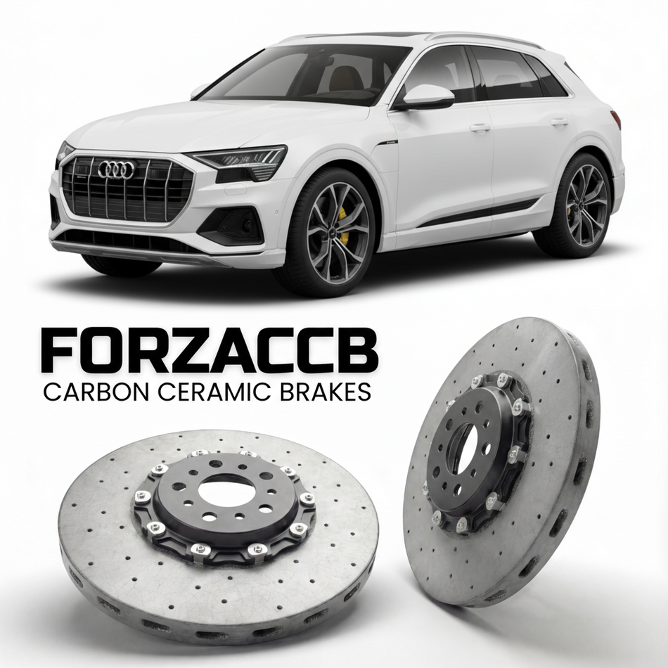 Carbon Ceramic Brake Rotors for Audi Q8 e-tron GE (2023-2025) | CCB OEM Replacement / Conversion Upgrade Kit