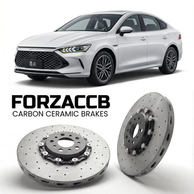 Carbon Ceramic Brake Rotors for BYD Qin Plus II (facelift 2025 (2025+) | CCB OEM Replacement / Conversion Upgrade Kit