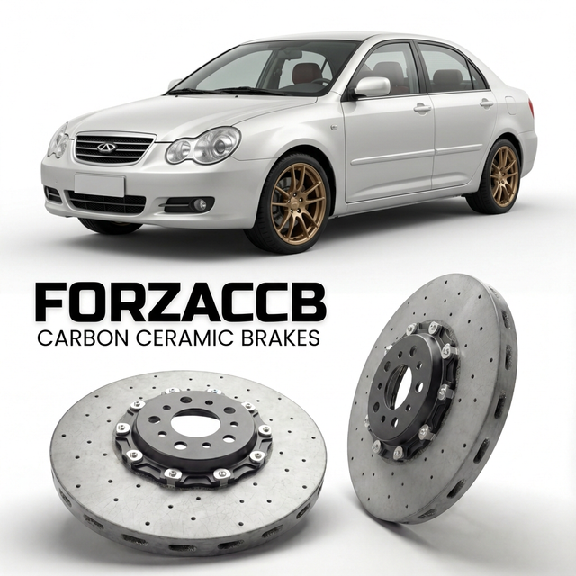 Carbon Ceramic Brake Rotors for Chery QQ6 Chery QQ6 (S21 (2006-2010) | CCB OEM Replacement / Conversion Upgrade Kit
