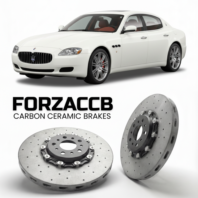 Carbon Ceramic Brake Rotors for Maserati Quattroporte V M139 (2003-2012) | CCB OEM Replacement / Conversion Upgrade Kit