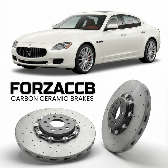Carbon Ceramic Brake Rotors for Maserati Quattroporte V M139 (2008-2012) | CCB OEM Replacement / Conversion Upgrade Kit