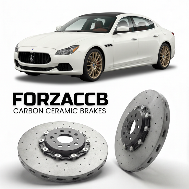 Carbon Ceramic Brake Rotors for Maserati Quattroporte VI M156 (2017-2023) | CCB OEM Replacement / Conversion Upgrade Kit