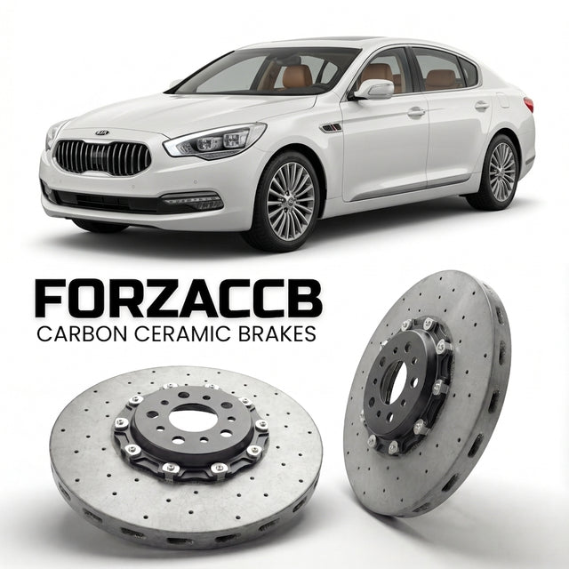 Carbon Ceramic Brake Rotors for Kia Quoris I (facelift 2015 (2015-2018) | CCB OEM Replacement / Conversion Upgrade Kit