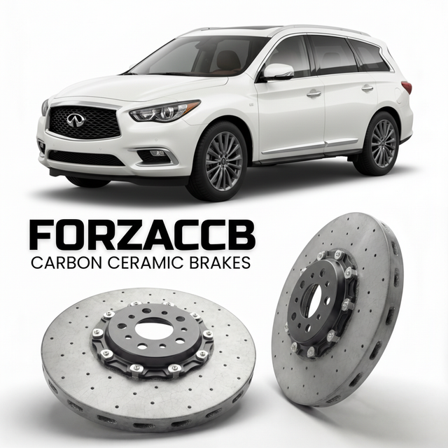 Carbon Ceramic Brake Rotors for Infiniti QX60 L50 (2013-2020) | CCB OEM Replacement / Conversion Upgrade Kit