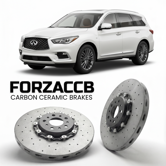 Carbon Ceramic Brake Rotors for Infiniti QX60 L51 (2022+) | CCB OEM Replacement / Conversion Upgrade Kit