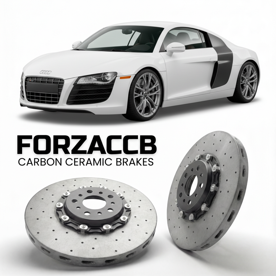 Carbon Ceramic Brake Rotors for Audi R8 Type 42 (2006-2015) | CCB OEM Replacement / Conversion Upgrade Kit