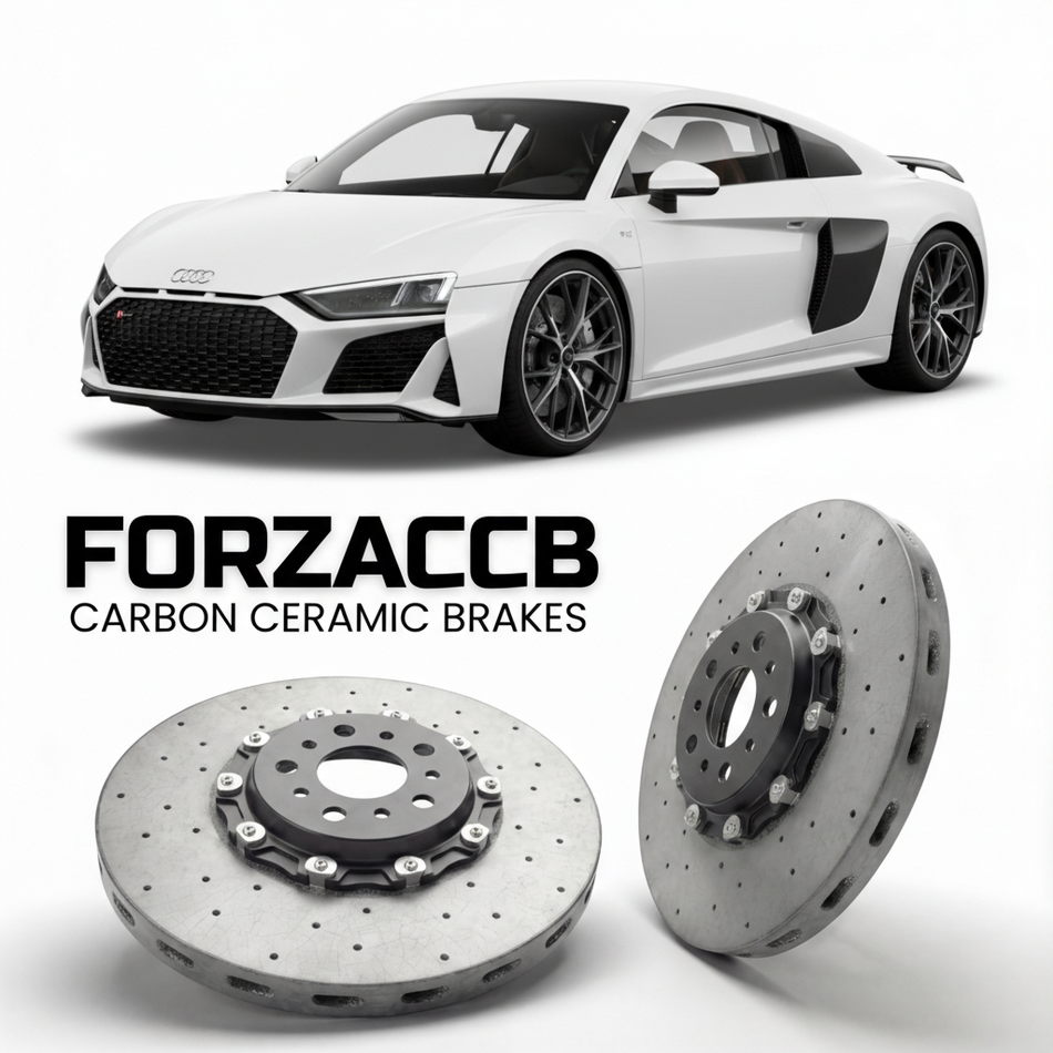 Carbon Ceramic Brake Rotors for Audi R8 Type 4S (2017-2024) | CCB OEM Replacement / Conversion Upgrade Kit
