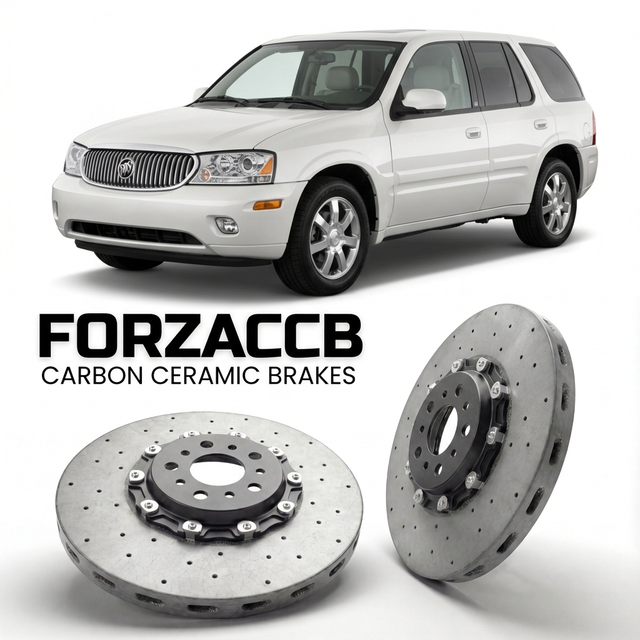 Carbon Ceramic Brake Rotors for Buick Rainier GMT 360 (2005-2007) | CCB OEM Replacement / Conversion Upgrade Kit