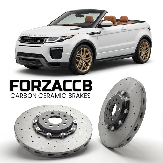 Carbon Ceramic Brake Rotors for Land Rover Range Rover Evoque I convertible (facelift 2015 (2015-2018) | CCB OEM Replacement / Conversion Upgrade Kit