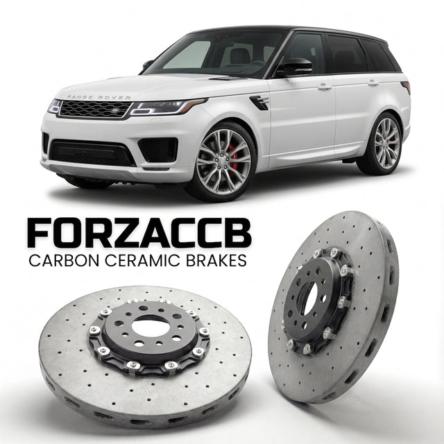 Carbon Ceramic Brake Rotors for Land Rover Range Rover Sport II (facelift 2017 (2017-2022) | CCB OEM Replacement / Conversion Upgrade Kit