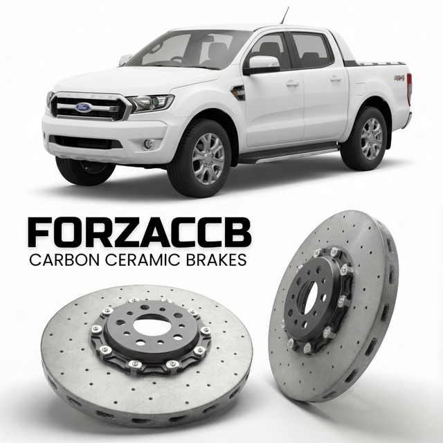 Carbon Ceramic Brake Rotors for Ford Ranger III Super Cab (2011-2015) | CCB OEM Replacement / Conversion Upgrade Kit