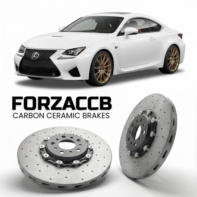 Carbon Ceramic Brake Rotors for Lexus RC F USC10 (2015-2024) | CCB OEM Replacement / Conversion Upgrade Kit