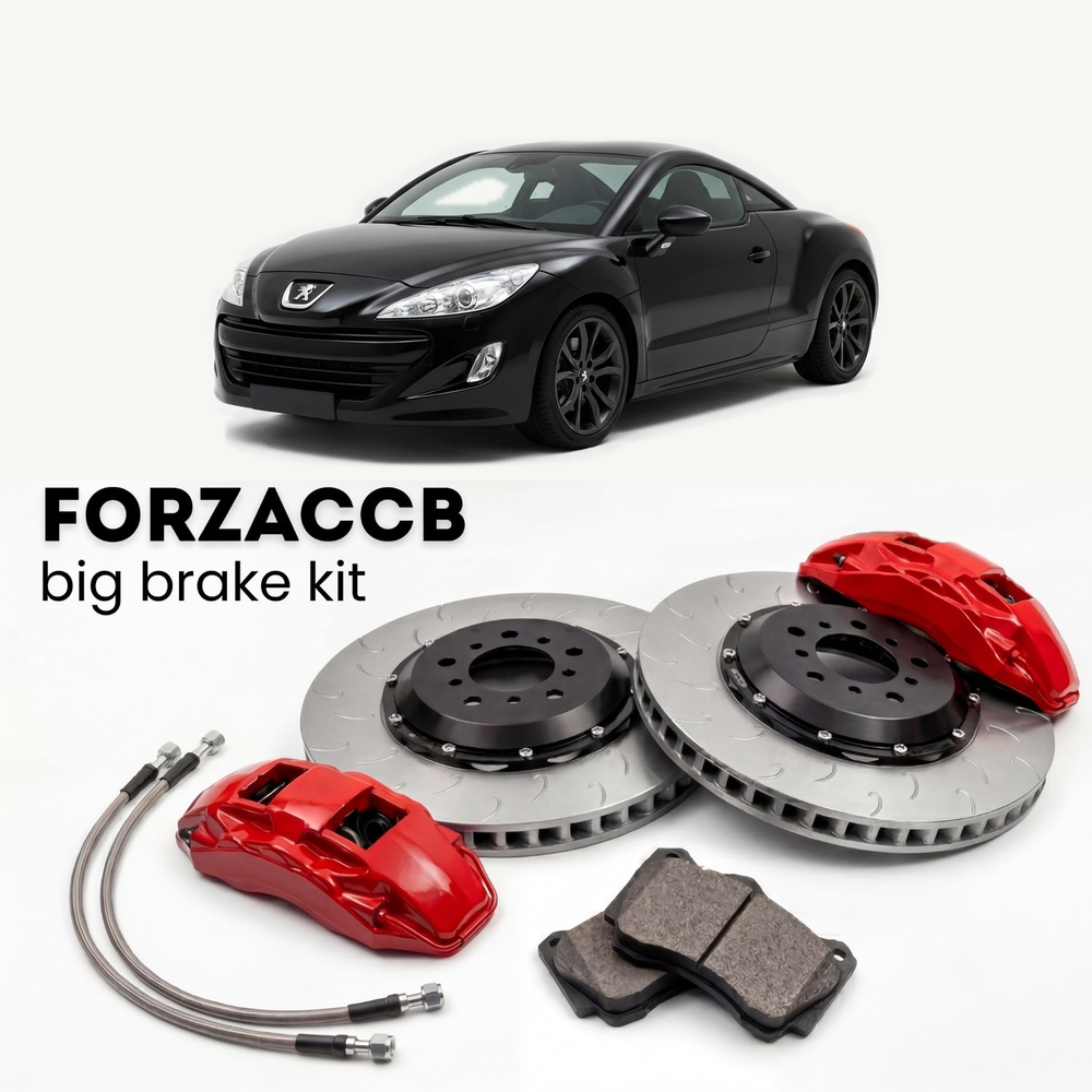 FORZACCB Iron Big Brake Kit for Peugeot RCZ (2010-2015) - vehicle and brake kit