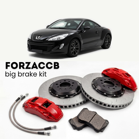 FORZACCB Iron Big Brake Kit for Peugeot RCZ (2010-2015) - vehicle and brake kit