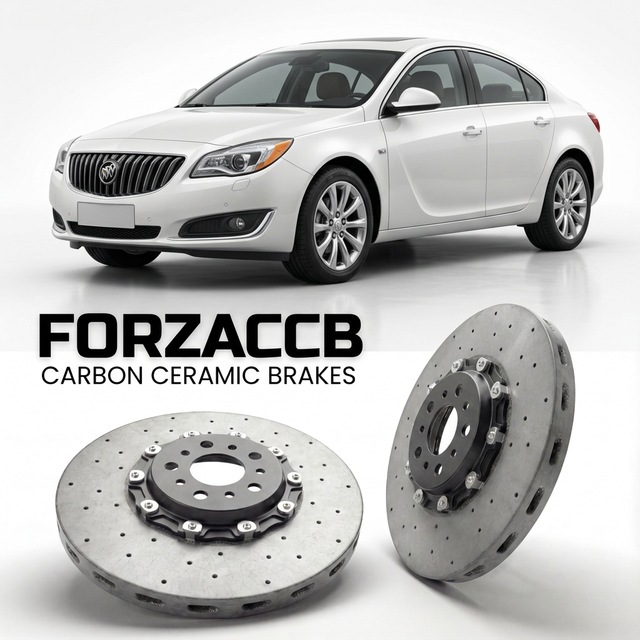 Carbon Ceramic Brake Rotors for Buick Regal China (2005-2008) | CCB OEM Replacement / Conversion Upgrade Kit