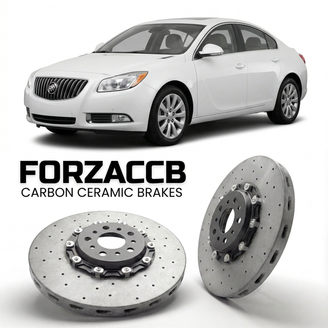 Carbon Ceramic Brake Rotors for Buick Regal V Sedan (2009-2013) | CCB OEM Replacement / Conversion Upgrade Kit