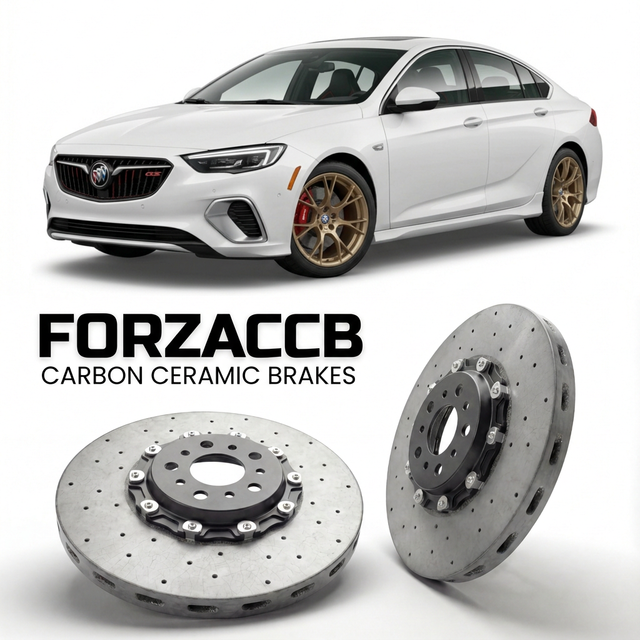 Carbon Ceramic Brake Rotors for Buick Regal VI GS (2018-2020) | CCB OEM Replacement / Conversion Upgrade Kit