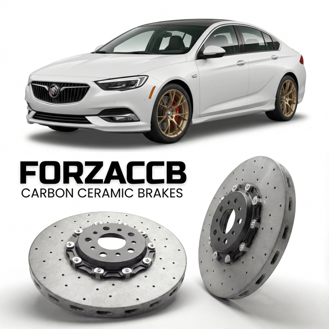 Carbon Ceramic Brake Rotors for Buick Regal VI Sportback (2018-2020) | CCB OEM Replacement / Conversion Upgrade Kit