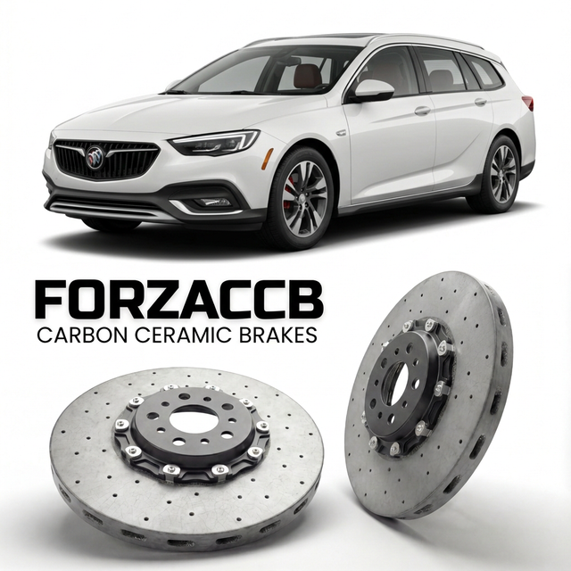Carbon Ceramic Brake Rotors for Buick Regal VI TourX (2018-2020) | CCB OEM Replacement / Conversion Upgrade Kit
