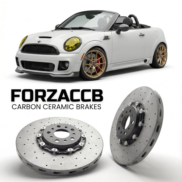 Carbon Ceramic Brake Rotors for Mini Roadster R59 (2012-2015) | CCB OEM Replacement / Conversion Upgrade Kit