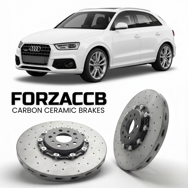 Carbon Ceramic Brake Rotors for Audi RS Q3 8U (2013-2016) | CCB OEM Replacement / Conversion Upgrade Kit