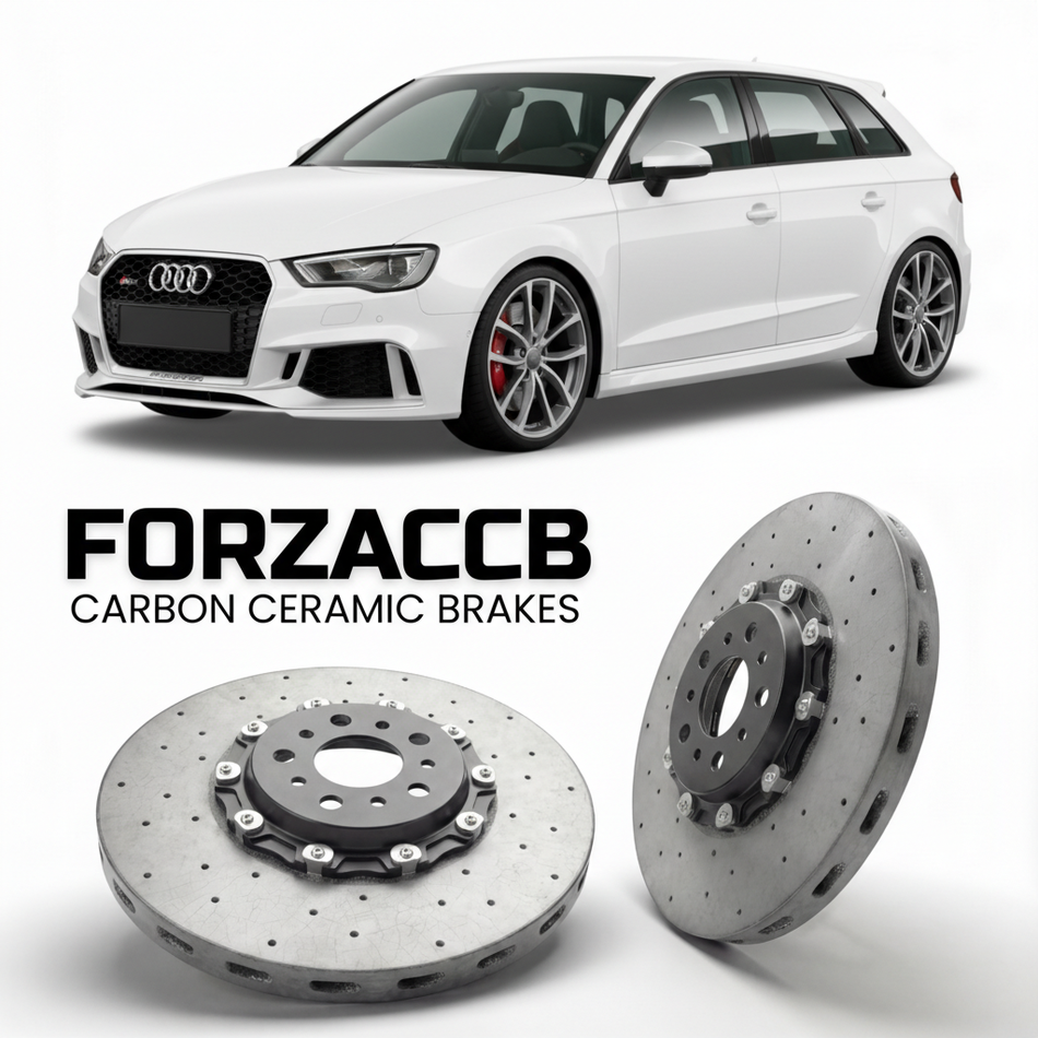 Carbon Ceramic Brake Rotors for Audi RS3 8P (2011-2012) | CCB OEM Replacement / Conversion Upgrade Kit