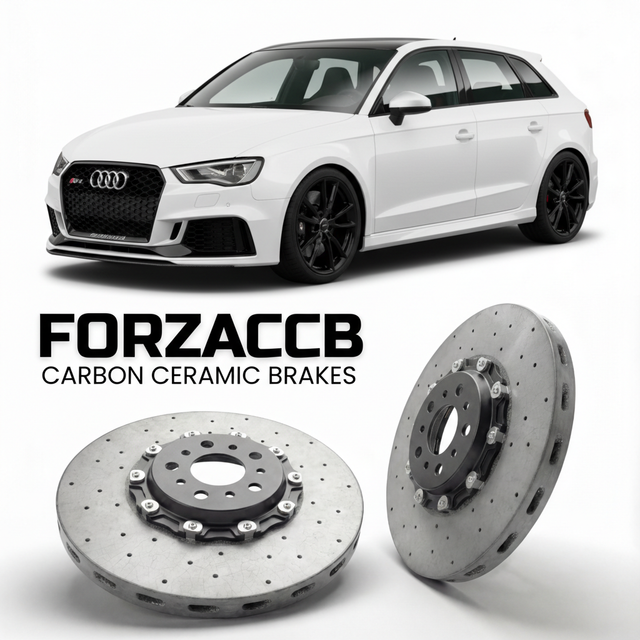 Carbon Ceramic Brake Rotors for Audi RS3 8P (2011-2013) | CCB OEM Replacement / Conversion Upgrade Kit