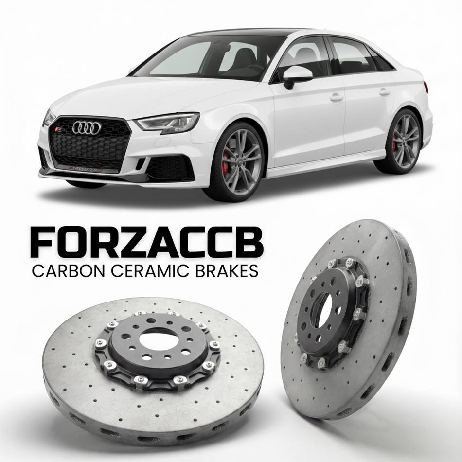 Carbon Ceramic Brake Rotors for Audi RS3 8V (2015-2020) | CCB OEM Replacement / Conversion Upgrade Kit