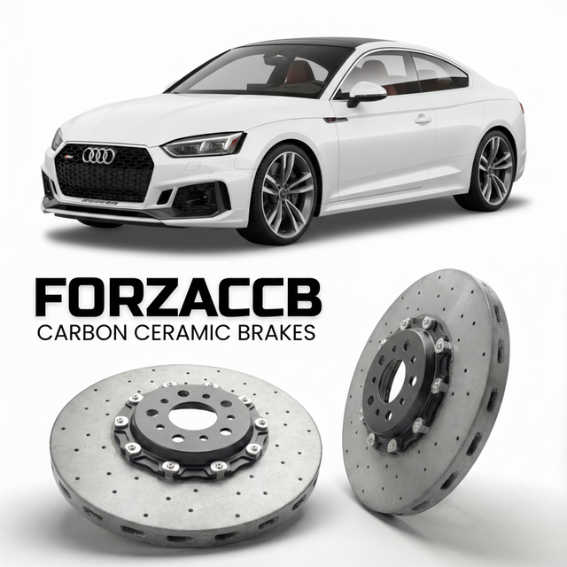 Carbon Ceramic Brake Rotors for Audi RS5 F5 (2017-2024) | CCB OEM Replacement / Conversion Upgrade Kit