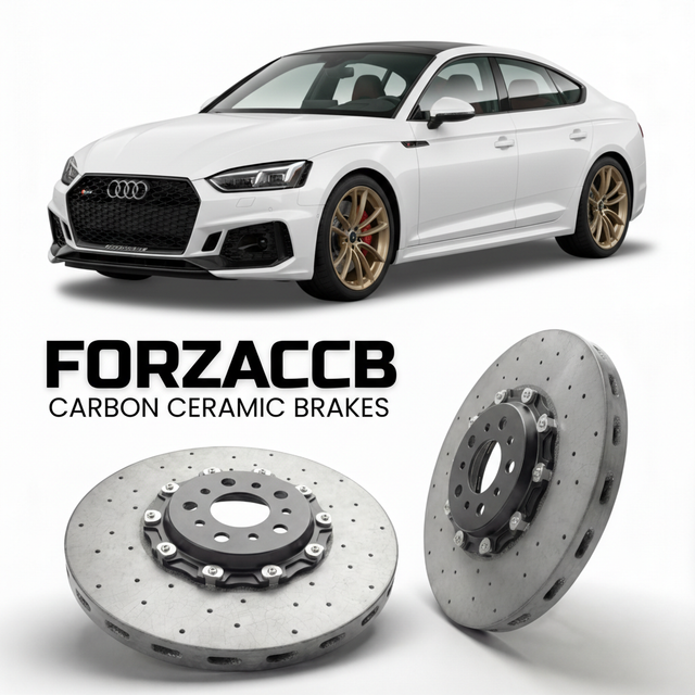 Carbon Ceramic Brake Rotors for Audi RS5 Sportback F5 (2018-2024) | CCB OEM Replacement / Conversion Upgrade Kit
