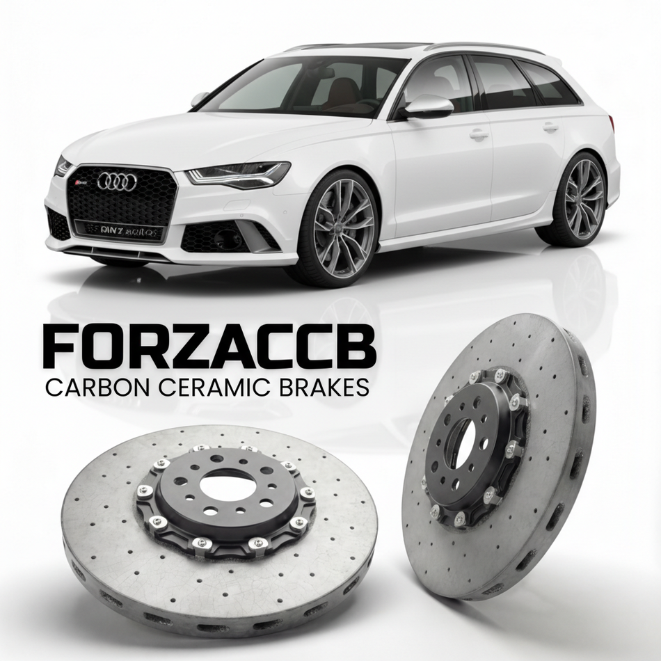 Carbon Ceramic Brake Rotors for Audi RS6 Avant C7 (2013-2018) | CCB OEM Replacement / Conversion Upgrade Kit