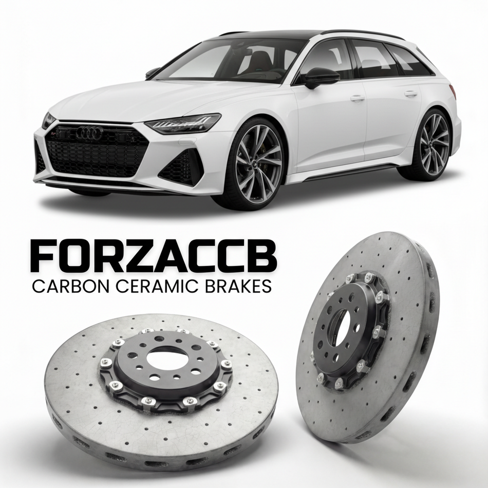 Carbon Ceramic Brake Rotors for Audi RS6 Avant C8 (2020+) | CCB OEM Replacement / Conversion Upgrade Kit