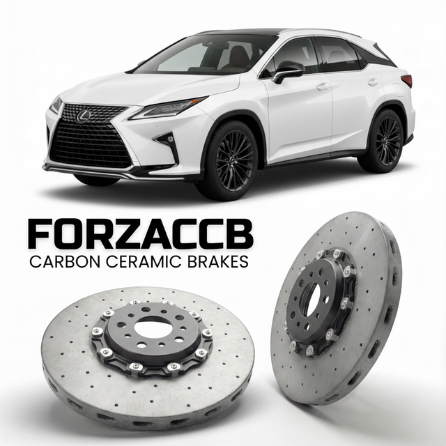 Carbon Ceramic Brake Rotors for Lexus RX 350 F SPORT Handling AL20 (2022+) | CCB OEM Replacement / Conversion Upgrade Kit