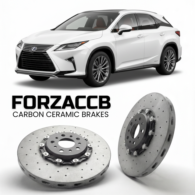 Carbon Ceramic Brake Rotors for Lexus RX 450h+ AL20 (2022+) | CCB OEM Replacement / Conversion Upgrade Kit