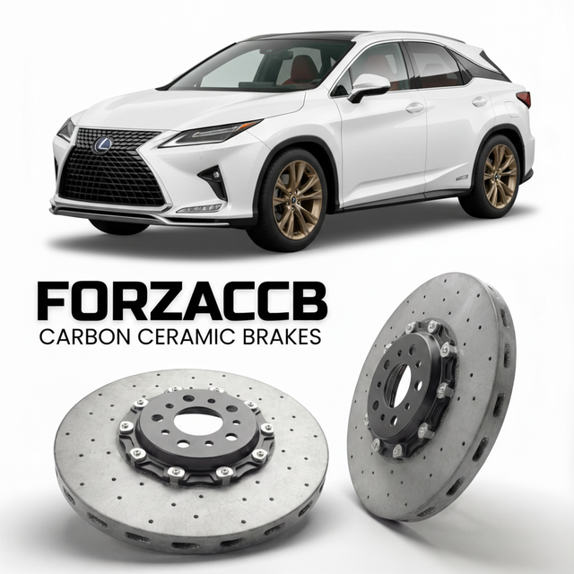 Carbon Ceramic Brake Rotors for Lexus RX 500h AL20 (2022+) | CCB OEM Replacement / Conversion Upgrade Kit
