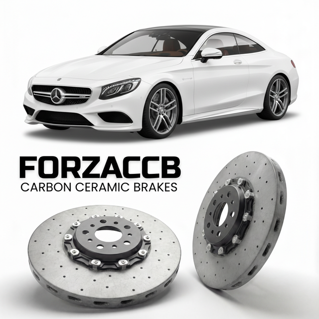 Carbon Ceramic Brake Rotors for Mercedes-Benz S 63 / 65 AMG Coupé C217 (2014-2020) | CCB OEM Replacement / Conversion Upgrade Kit