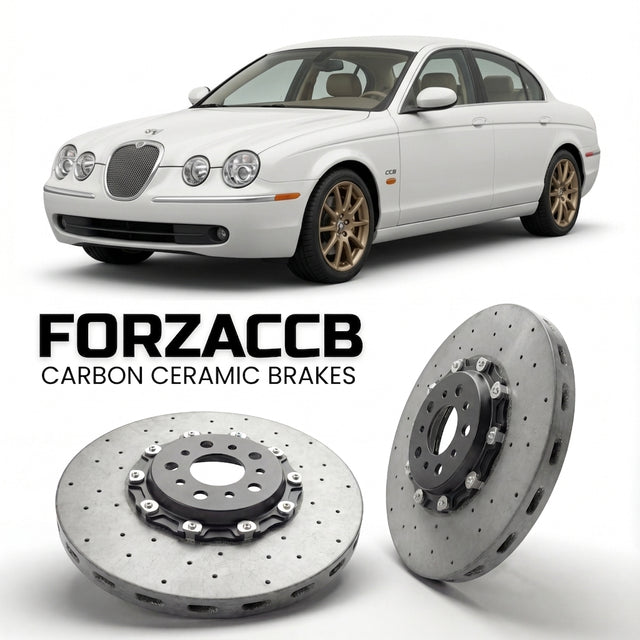 Carbon Ceramic Brake Rotors for Jaguar S-type CCX (2005-2007) | CCB OEM Replacement / Conversion Upgrade Kit
