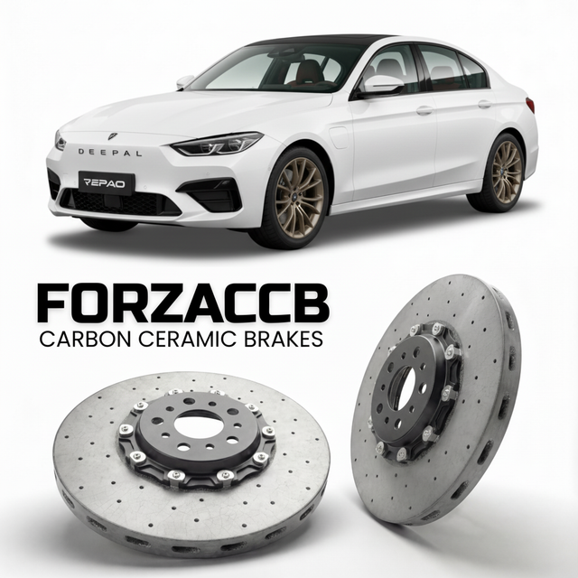 Carbon Ceramic Brake Rotors for Deepal S05 (2024+) | CCB OEM Replacement / Conversion Upgrade Kit