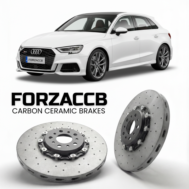 Carbon Ceramic Brake Rotors for Audi S3 Sportback 8Y (2020+) | CCB OEM Replacement / Conversion Upgrade Kit