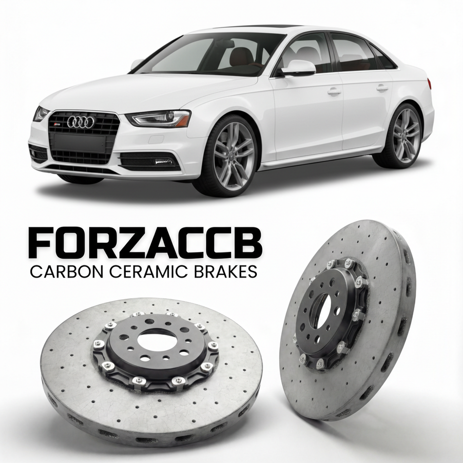 Carbon Ceramic Brake Rotors for Audi S4 B8 (2007-2015) | CCB OEM Replacement / Conversion Upgrade Kit
