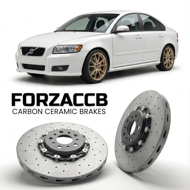 Carbon Ceramic Brake Rotors for Volvo S40 II (2005-2007) | CCB OEM Replacement / Conversion Upgrade Kit