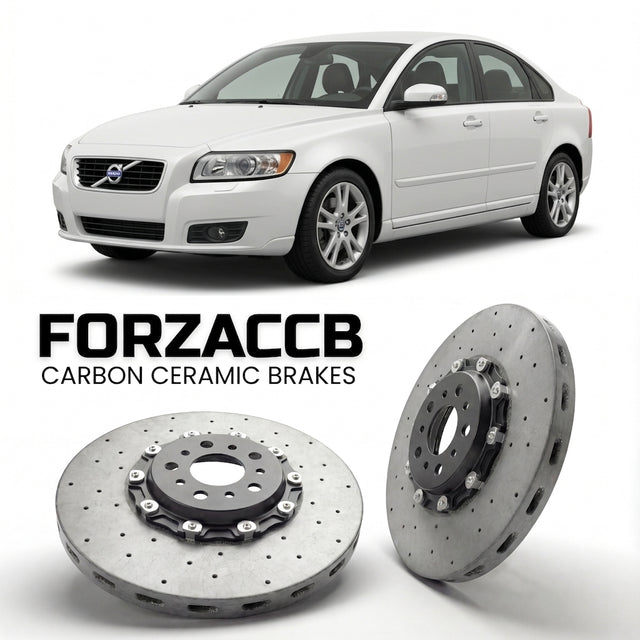 Carbon Ceramic Brake Rotors for Volvo S40 II (facelift 2007 (2007-2012) | CCB OEM Replacement / Conversion Upgrade Kit