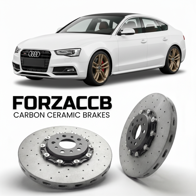 Carbon Ceramic Brake Rotors for Audi S5 Sportback 8T (2009-2016) | CCB OEM Replacement / Conversion Upgrade Kit