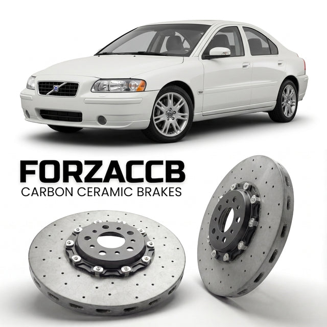 Carbon Ceramic Brake Rotors for Volvo S60 (2005-2009) | CCB OEM Replacement / Conversion Upgrade Kit