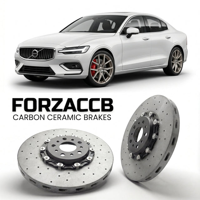Carbon Ceramic Brake Rotors for Volvo S60 II (facelift 2013 (2013-2018) | CCB OEM Replacement / Conversion Upgrade Kit