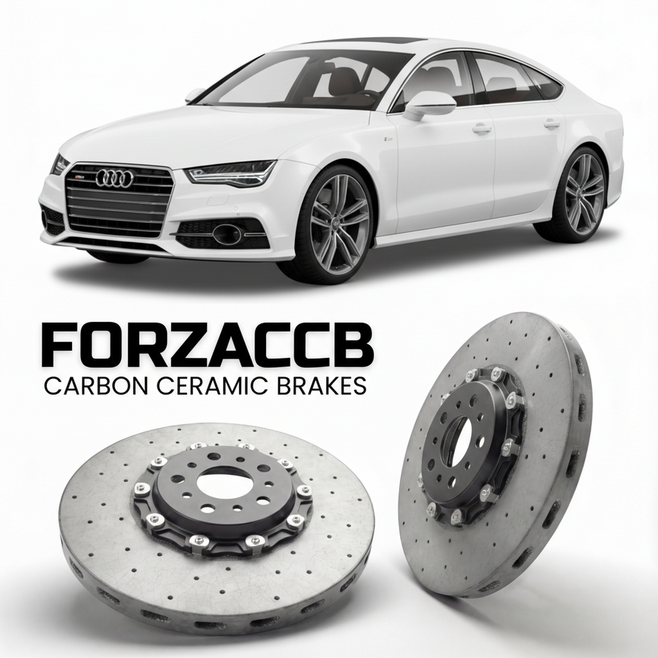 Carbon Ceramic Brake Rotors for Audi S7 Sportback C7 (2012-2018) | CCB OEM Replacement / Conversion Upgrade Kit