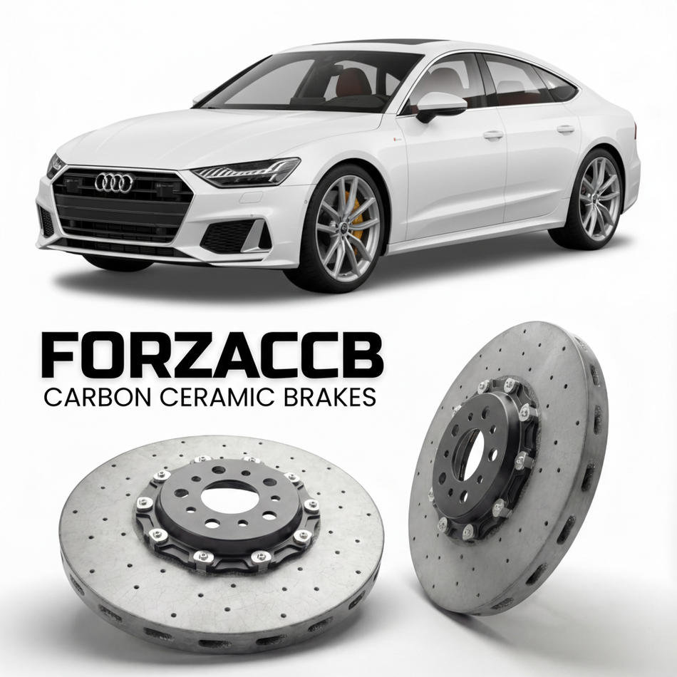 Carbon Ceramic Brake Rotors for Audi S7 Sportback C8 (2019+) | CCB OEM Replacement / Conversion Upgrade Kit