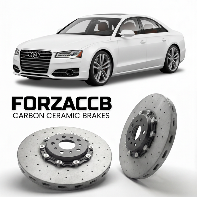 Carbon Ceramic Brake Rotors for Audi S8 D4 (2012-2017) | CCB OEM Replacement / Conversion Upgrade Kit