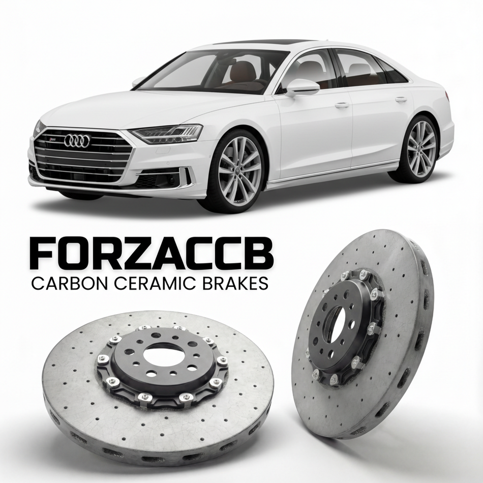 Carbon Ceramic Brake Rotors for Audi S8 D5 (2019+) | CCB OEM Replacement / Conversion Upgrade Kit